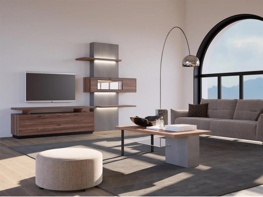 Wohnwand Modern Wohnzimmermöbel Holzmöbel Luxus Komplett Modern Design