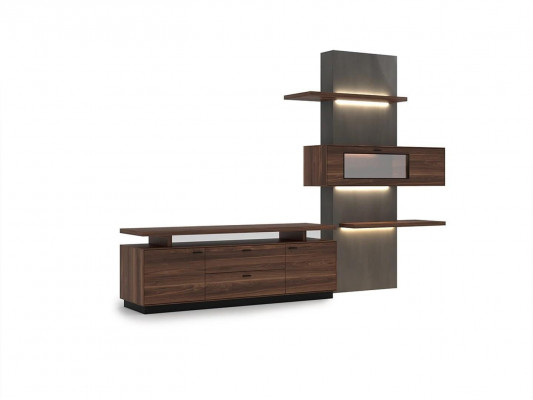 Wohnwand Modern Wohnzimmermöbel Holzmöbel Luxus Komplett Modern Design