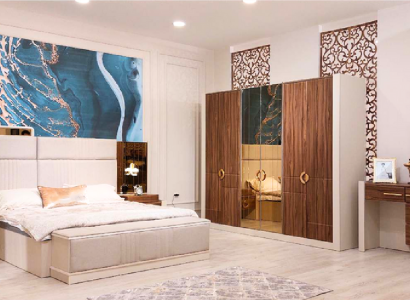 Schlafzimmer Set Doppelbett 2x Nachttische Neu Einrichtung Designer Möbel