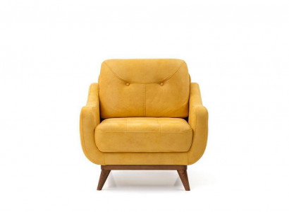 Wohnzimmer Sessel Gelber Einsitzer Luxus Textilsessel Moderne Einrichtung