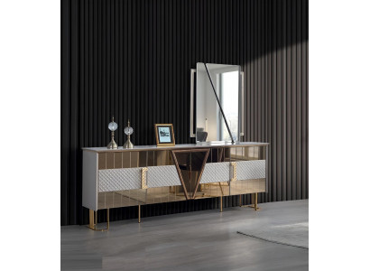 Moderne Sideboard Esszimmer Möbel luxus Einrichtung Neu Spiegel