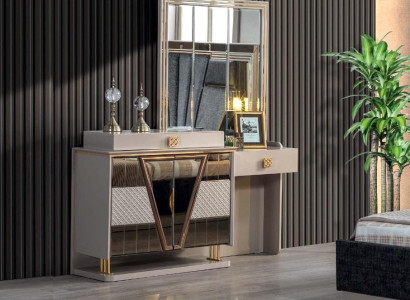Modern Schminktisch luxus Möbel Spiegel Neu Einrichtung Schlafzimmer