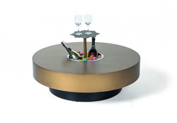 Couchtisch Design modern gold farbe Möbel Elegantes Wohnzimmer