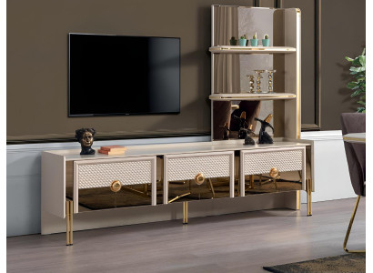 Wohnwand TV-Ständer Sideboard Designer Möbel Moderne Wohnzimmer