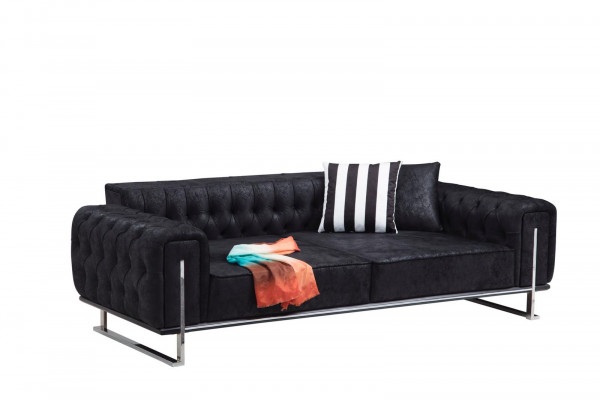 Sofa Dreisitzer Couch Design Chesterfield Luxus Möbel Polstersofas Wohnzimmer
