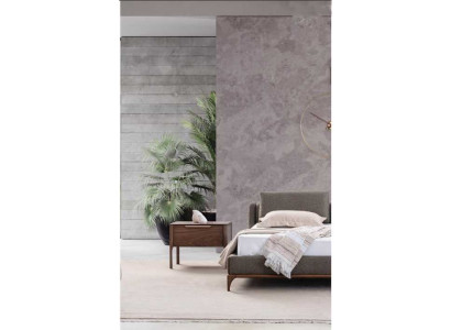 Schlafzimmer Set Braun Holz Nachttische Modern Nachttisch Möbel Echtholz