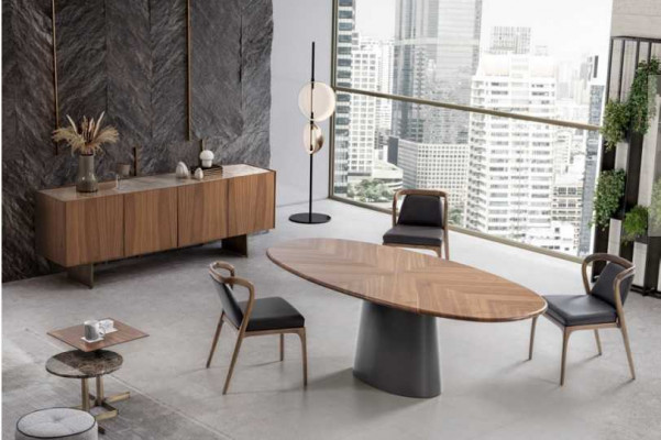 Luxus Esszimmer Set Esstisch mit Modernen Designen 6x Stuhle mit  2x Couchtische