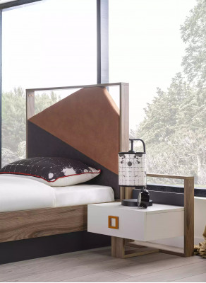 Bettrahmen Kinderbett Kindermöbel Kinderzimmer Bett Holz Grau Set 6tlg