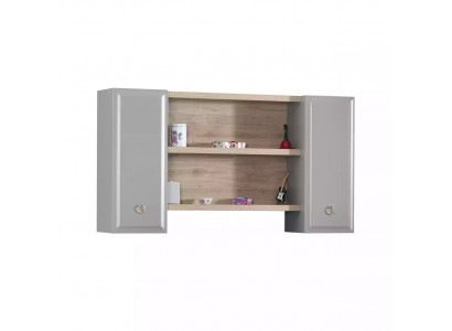 Hängeschrank Wandschrank Kinderzimmer Bücherregal Holz Grau Design