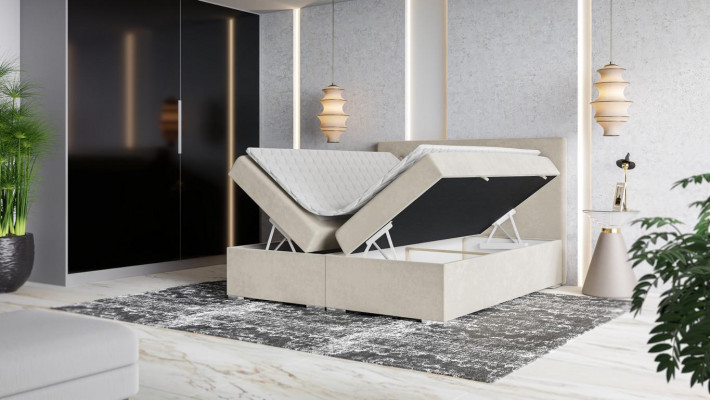 Schlafzimmer Bett Luxus Doppelbett Stil Modern Polsterbett Designer Textil Möbel
