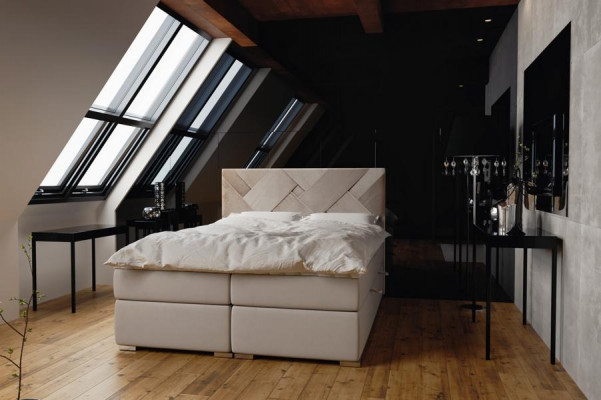 Luxus Bett Designer Schlafzimmer Polstermöbel Modern Doppelbett Boxspringbett