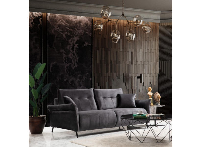 Dreisitzer Sofa Luxus Modern Wohnzimmer PolsterTextil Möbel Couch Neu