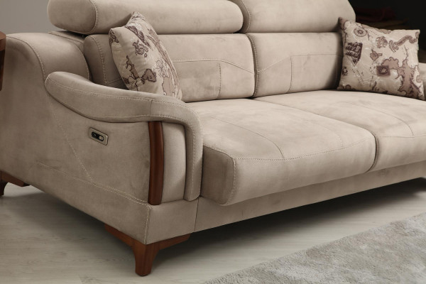 Sofagarnitur Wohnzimmer Set Einsitzer Modern Dreisitzer Sofa Couch Neu