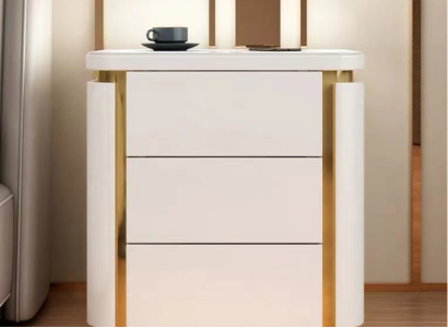 Design Nacht Tisch.Konsole Metall Glanz Tische Konsolen Schlaf Zimmer