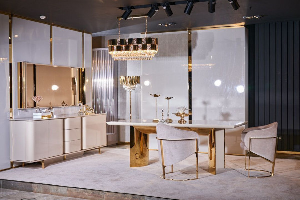 Esszimmer Set Tisch + 4x Stühle Esszimmerstuhl Set Tisch Gruppe 5tlg