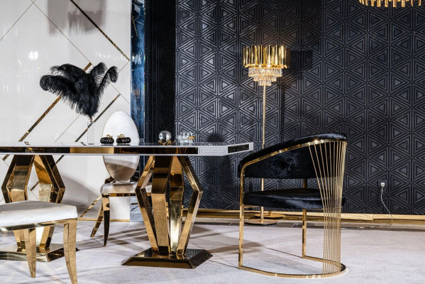 Esstisch 4x Stühle Esszimmer Set Essgruppe Modern Stuhl Tisch Tisch 5tlg