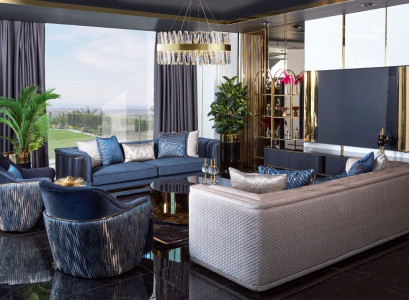 Sofagarnitur 3+3+1+1 Sitzer Couchtisch TV-Ständer Sofa Sofas Sessel