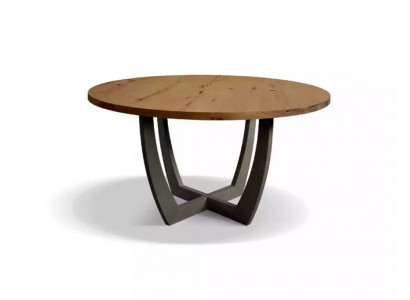 Rund Esstisch Holz runden Küchentisch Esstische Stil modern braun 140cm