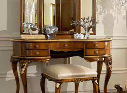 Schminktisch Spiegel Luxus Konsole Kommode Schlafzimmer Holz Design Neu