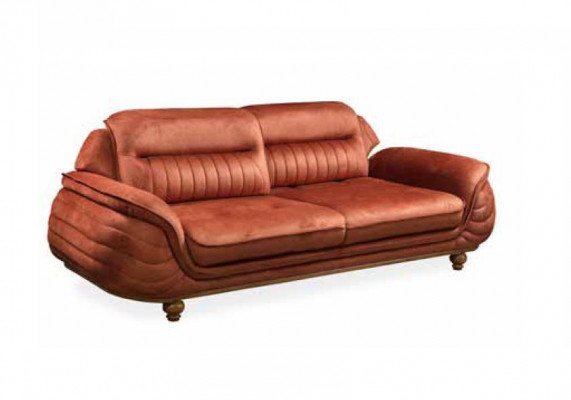 Garnitur Sofas Sessel Sofagarnitur 3+3+1 Sitzer Luxus Stoff Wohnzimmer
