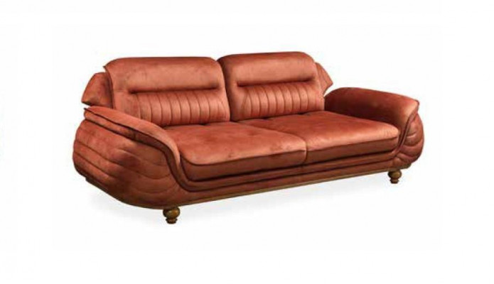 Garnitur Sofas Sessel Sofagarnitur 3+3+1 Sitzer Luxus Stoff Wohnzimmer