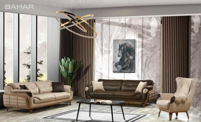 Sofa 3 Sitzer Klassische Couchen Luxus Möbel Sofas Couch Stoff