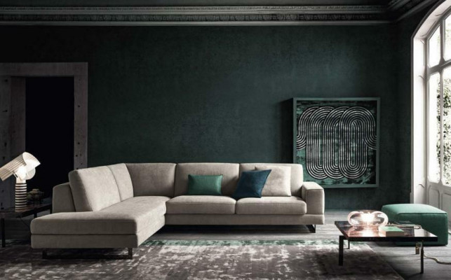 Italienische Sofas Eckcouch Sofa Couch Couchen Garnitur Möbel Stoff alfitalia