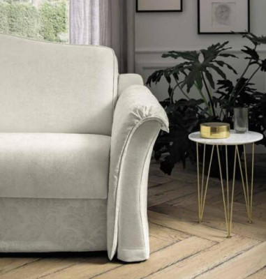 Wohnzimmer Sofa 3 Sitzer Grau Designermöbel Polster Sofas Textilsofa 208 x 103cm