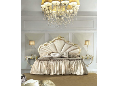 Design Schlafzimmer 3tlg. Bett 2x Nachttisch Klassischer Luxus Betten Set Möbel