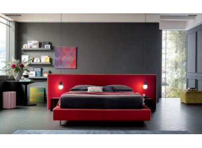 Design Luxus Doppel Hotel Betten Stoff Luxus Schlafzimmer Bett Italien Möbel Neu