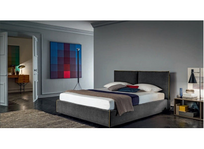 Luxus Polster Sitz Stoff Design Bett Schlafzimmer Betten 180x200 cm Textil Hotel