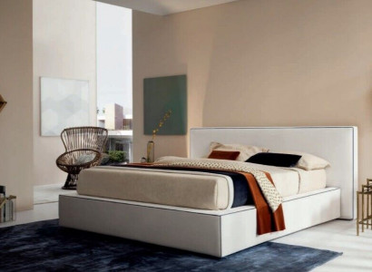 Italienische Designer Bett Schlafzimmer Betten Textil Hotel Luxus Polster Möbel