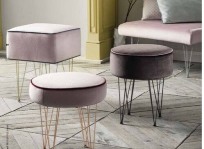 Sitzhocker Hocker Ottomane Relax Pouf Fußhocker Rund Hocker Polsterhocker Neu