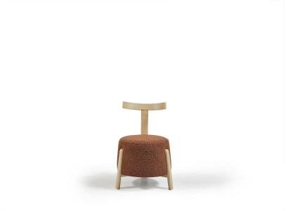 Luxus Stuhl Esszimmer Polster Rund Sessel Lounge Sitz 1x Lehnstuhl Neu