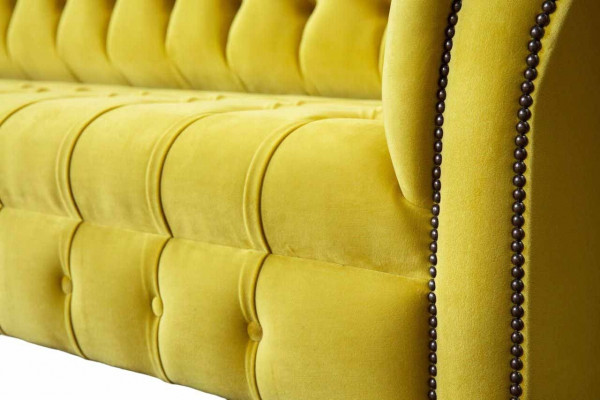 Sofa Viersitzer Chesterfield Design Sofas Möbel Wohnzimmer Couch Polster