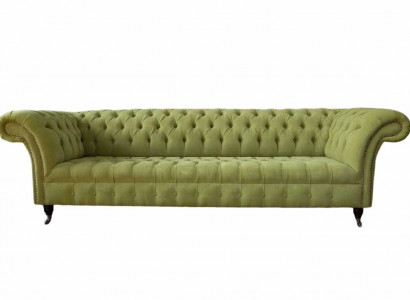 Chesterfield Grün Couch Sofa Polster 4 Sitzer Couchen Sitz Sofas Neu