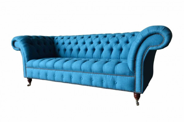 Chesterfield Sofa Couch Polster Designer 3 Sitzer Sofas Neu Dreisitzer