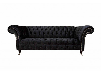 Sofa Luxus Textil Chesterfield Couch Sofas Polster Zweisitzer Couchen