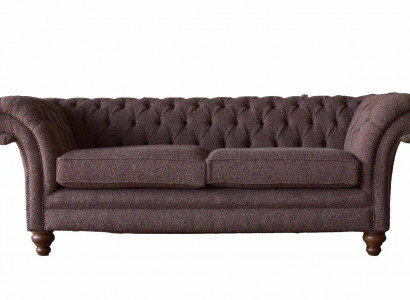 Big Chesterfield englisch klassischer Stil Sofa Couch 3 Sitz Polster 230cm