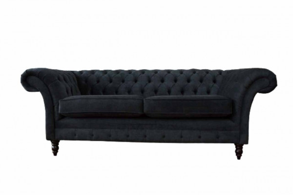 Chesterfield Rosa Neu Dreisitzer Stoff Design Couchen Polster Sofa Neu