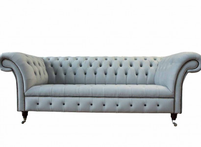 Sofa 3 Sitzer Luxus Chesterfield Ledersofas Luxus Designer Couch Neu