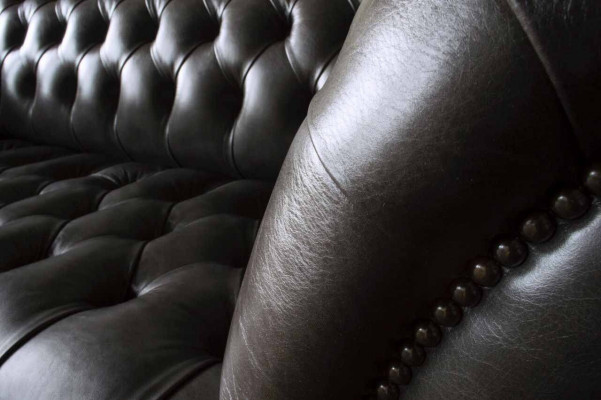 Dreisitzer Chesterfield Sofa 3 Sitzer Sofas Braun Leder Wohnzimmer Luxus
