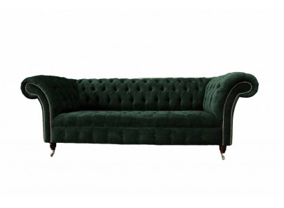 Luxus Dreisitzer Grün Sofa 3 Sitzer Sofas Sitz Design Möbel Couchen