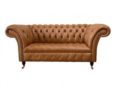 Chesterfield Stoff Sofa Couch Textil Couchen Büro Einrichtung Englische Möbel