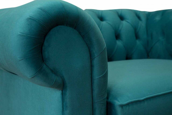 Sessel 1 Sitzer Chesterfield Polster Sofas Design Luxus Couch Sofa Neu
