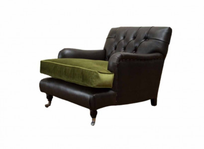 Chesterfield Sessel Design Polster Sofa Couch Chesterfield Leder