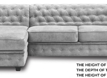 Chesterfield Ecksofa Eckcouch Sofa Couch Möbel Sofas Couchen Eckgarnitur