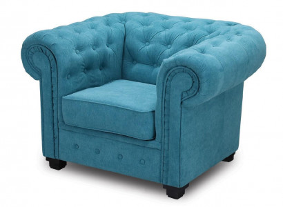 Sessel Luxus Bequemer Sessel Italienischer Stil Wohnzimmer Chesterfield