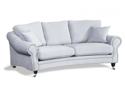 Sofa 3 Sitz Couch Polster Sofas Couchen Wohnzimmer Design Textil Dreisitzer