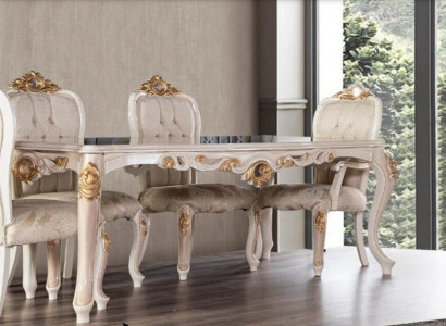 Set Stühle Gruppe Esszimmerstuhl Stuhl Holz Esszimmer 4x Stuhl Möbel Stil Lehn